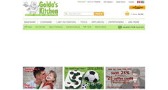 Desktop Screenshot of goldaskitchen.com